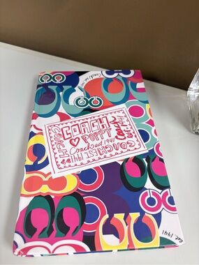 Coach Multicolor Pop Art Poppy Notebook/Journal - LNC